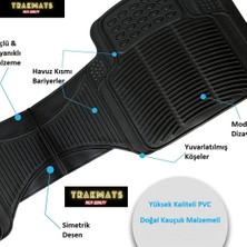 Trakmats Seat Exeo Sedan 2010  Universal Oto Paspas Siyah Desenli