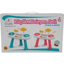 Birlik Oyuncak Oyuncak Babycim Küçük Müzisyen Setim Piano & Bateri HE0525/HE0526, Çocuklar Için Oyuncak Müzik Aleti