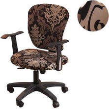 Htun Ctmw Bilgisayar Ofis Koltuğu Evrensel Gerilebilir Polyester Yıkanabilir Döner Sandalye Slipcovers Kapakları, Sadece Sandalye Kapakları (Yurt Dışından)