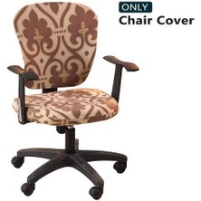 Htun Ctmw Bilgisayar Ofis Koltuğu Evrensel Gerilebilir Polyester Yıkanabilir Döner Sandalye Slipcovers Kapakları, Sadece Sandalye Kapakları (Yurt Dışından)