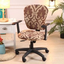 Htun Ctmw Bilgisayar Ofis Koltuğu Evrensel Gerilebilir Polyester Yıkanabilir Döner Sandalye Slipcovers Kapakları, Sadece Sandalye Kapakları (Yurt Dışından)