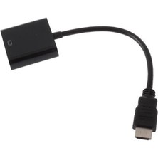 Htun HDMI Erkek VGA Rgb Kadın HDMI Için VGA Video Dönüştürücü Adaptörü 1080 P Pc Için (Yurt Dışından)