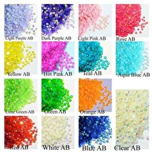 Htun 15000 Adet Tırnak Kristalleri Ab Rhinestones Yuvarlak Boncuk Flatback Reçine Taşlar Taşlar Için Taşlar Taş Dekorasyon Renkli Rhinestone 3/4 / 5mm | Rhinestones & Amp;süslemeler (Yurt Dışından)