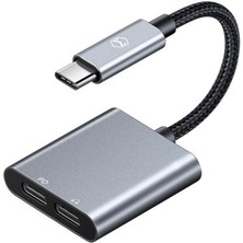 Htun 60 W Pd USB C Için Çift Tip C Kulaklık Dijital Ses Adaptörü Dac Hıfı Aux Kablosu iPad Pro Macbook Samsung S10 Not 10 9 | Telefon Adaptörleri ve Amp;konvertörler (Yurt Dışından)