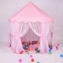 Htun Kızlar Çadır Oyna Kapalı Prenses Kalesi Kids Çadır Evi (Pembe) (Yurt Dışından)