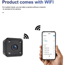 Htun Mini , Gizli Wifi Gözetim Kamerası, Kablosuz Tam Hd 1080P 4K (Siyah) (Yurt Dışından)