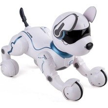 Htun Akıllı Akıllı Elektronik Rc Köpek 12 Hayvan Sesler Dans Singing Pet Ses Kontrolü Işık Sesli Rc Oyuncak Robot Köpek Modeli | Rc Robot (Mavi) (Yurt Dışından)