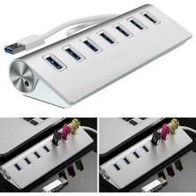 Htun Dizüstü Dizüstü Bilgisayar Universa Için 7 Port USB 3.0 Hub Splitter Güç Adaptörü (Yurt Dışından)