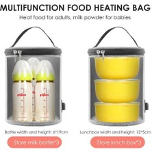 Htun Bebek Şişe Isıtıcı Isıtıcı Yalıtımlı Çanta Taşınabilir Dijital Ekran Yenidoğan Süt Biberon Isıtıcı Araç Isıtıcılar Termostat Çantası | Isıtıcıları ve Amp;sterilizatörler (Gri) (Yurt Dışından)