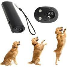 Htun (Sarı) Pet Köpek Nazik Ultrasonik Anti Barking Evcil Kovucu Eğitmen Cihazı LED Işık (Yurt Dışından)