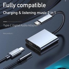 Htun 60 W Pd USB C Için 3.5mm + Tip C Kulaklık Dijital Ses Adaptörü Dac Hi Res Aux Kablosu iPad Pro MacBook Samsung S10 Huawei | Telefon Adaptörleri ve Amp;konvertörler (Yurt Dışından)