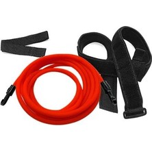 Htun Yüzme Eğitim Kemerleri Yüzme Bungee Cords Direnç Bantları Yüzme Eğitim Ekipmanları (Kırmızı) (Yurt Dışından)