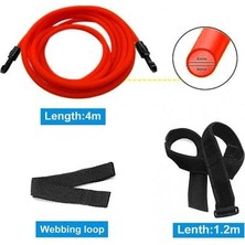 Htun Yüzme Eğitim Kemerleri Yüzme Bungee Cords Direnç Bantları Yüzme Eğitim Ekipmanları (Kırmızı) (Yurt Dışından)