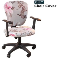 Htun Bilgisayar Ofis Koltuğu Evrensel Yıkanabilir Döner Sandalye Slipcovers (Yurt Dışından)