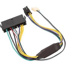 Htun 30 cm Atx Ana 24 Pinli 6 Pinli Psu Güç Adaptörü Kablosu 18AWG Hp Z220 Z230MT Için (Yurt Dışından)