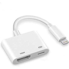 Htun Sunrain Dijital Av HDMI Adaptörü, Apple Mfi Sertifikalı Iphone Lightning'den HDMI Konektörüne Uyumlu (Yurt Dışından)