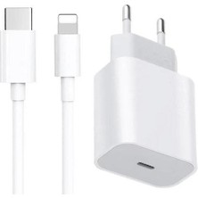 Htun Iphone 20W Şarj Aleti Apple 11/12/13 Usb-C - Lightning Güç Adaptörü 1m Veri Kablosu Ab Tak (Yurt Dışından)