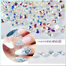 Htun 1440 Adet Şeffaf Ab Farklı Boyutları Kristal Rhinestone Elmas Gem 3D Glitter Nail Art Dekorasyon Güzellik Strass | Rhinestones & Amp;süslemeler (Yurt Dışından)