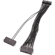 Htun 30 cm Çift Psu 24-Pin Anakart 18AWG Için Ayırıcı Kablo (Yurt Dışından)