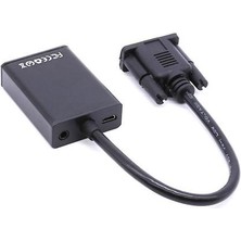 Htun VGA Analog - HDMI Dijital Ses Video Adaptör Kablosu (Yurt Dışından)