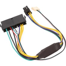 Htun 30 cm Atx Ana 24-Pin Ila 6-Pin Psu Güç Adaptörü Kablosu Hp Z220 Z230 Için 18AWG (Yurt Dışından)