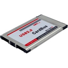 Htun Laptop_gift Of G Için Pcmcia - USB 2.0 Cardbus Çift 2 Bağlantı Noktalı 480M Kart Adaptörü (Yurt Dışından)