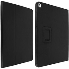 Htun Ipad Pro 12.9 2015/2017 Kapak Çok Konumlu Flip Folio Case - Siyah (Yurt Dışından)