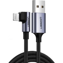 Htun Siyah USB Veri Kablosu Cep Telefonu Şarj Kablosu iphone 12 Mini Pro Max 2.4A Yıldırım Hızlı Şarj Veri Kablosu (Yurt Dışından)