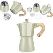 Htun Kahve Makinesi Alüminyum Espresso Percolator Pot Kahve Makinesi Moka Pot Stoetop Kahve Makinesi Mutfak Için Uygun (Yurt Dışından)