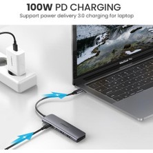 Htun USB C Hub Tipi C'ye Çok USB 3.0 Hub HDMI Adaptörü Dock Macbook Pro Huawei Mate Için 30 USB C 3.1 Splitter Port Tipi C Hub | USB Hubs (Yurt Dışından)