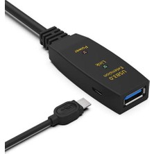 Htun Aktif USB 3.0 Uzatma Kablosu 5 M Kordon USB 3.0 Genişletici Tekrarlayıcı Kablo Bir Erkek Güçlendirici ile Bir Erkek (Yurt Dışından)