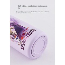 Htun 390ML316 Disney Desenli Kettle Kupası Çift Katmanlı Paslanmaz Çelik Anaokulu Için Uygun Bebek Taşınabilir Su Isıtıcı Kupası (Yurt Dışından)