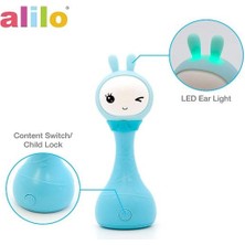 Htun Alilo Eğitici Oyuncak R1 Smarty Bunny Elektron Çıngırak Oyuncak Hikayeleri ile Renk Öğrenme Müzik Çalar | Hifi Oyuncuları (Mavi) (Yurt Dışından)