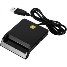 Htun USB Sım Akıllı Kart Okuyucu Banka Kartı Ic / Id Emv Sd Tf Mmc Cardreaders Usb-Ccıd Iso 7816 Windows 7 8 10 Linux Os Için (Yurt Dışından)