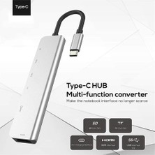 Htun Macbook Air Için Dhrs USB C Hub Adaptörü Dongle, 4K 60hz HDMI ile Macbook Pro, 87W Güç Dağıtımı (Yurt Dışından)