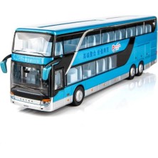 Htun Yüksek Simülasyon 1/32 Alaşım Diecast Çift Katlı Otobüs Ses ve Işık Otobüs Modeli Metal Lüks Otobüs Araç Erkek Oyuncakları | Diecasts & Amp;oyuncak Araçlar (Yurt Dışından)