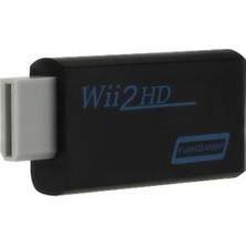 Htun Wii HDMI Converter, Destek Hd 1080P Dönüştürücü, Wii HDMI (Siyah) (Yurt Dışından)