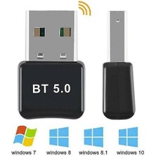 Htun Pc Windows 7/8/10 Için Mini Bluetooth 5.0 Verici Kablosuz USB Dongle Adaptörü (Yurt Dışından)