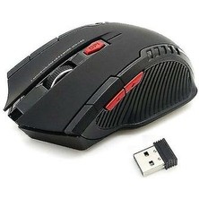 Htun USB Alıcılı 2.4 Ghz Kablosuz Fare Gamer 2000 Dpi Bilgisayar Pc Dizüstü Bilgisayar Faresi, Siyah (Yurt Dışından)