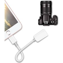 Htun Için 8 Pin Için USB Klavye iPhone iPad 4 / Mini Otg Kamera Adaptörü Kablosu Beyaz (Yurt Dışından)