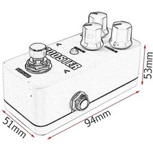 Htun Fbs-2 Mini Overdrive Gitar Etkisi Pedal Gitar Iki Segment Eq Etkisi Cihazı (Yurt Dışından)