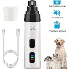 Htun Elektrikli Köpek Tırnak Makasları Köpek Tırnak Öğütücüler Için Şarj Edilebilir USB Şarj Pet Sessiz Kedi Paws Tırnak Bakımı Düzeltici Araçları | Köpek Tırnak Makası (Yeni Set) (Yurt Dışından)