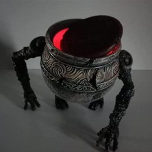 Htun Gizemli Elden Ring Pot Boy Reçine Heykeli Ev Dekor LED Işık Renk Değiştirme (Yurt Dışından)