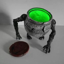 Htun Gizemli Elden Ring Pot Boy Reçine Heykeli Ev Dekor LED Işık Renk Değiştirme (Yurt Dışından)
