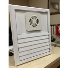 Ecovent 30X30 Alüminyum Motorlu Menfez Beyaz