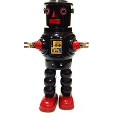 Htun Kırmızı Rüzgar Yukarı Walking Roby Robot Clockwork Teneke Oyuncak Anahtar Tahsil Hediyeler ile Robbie Mekanik Yaratıcı Retro Oyuncak | Rüzgar Up Oyuncaklar (Yurt Dışından)