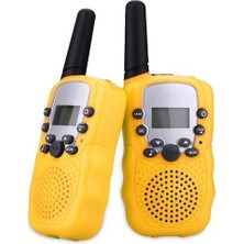 Htun Çocuklar Walkie-Talkies, 3 Km Açık Kablosuz Sohbet (Mavi) (Yurt Dışından)