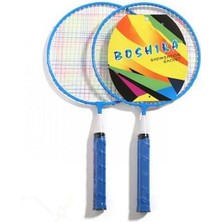 Htun Naylon Alaşım Dayanıklı Badminton Raket Seti (Mavi) (Yurt Dışından)