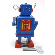 Htun Vintage Retro Davul Robot Teneke Oyuncak Klasik Clockwork Rüzgar Up Koleksiyonu Robot Teneke Oyuncak Yetişkin Çocuklar Için Koleksiyon Hediye | Rüzgar Up Oyuncaklar