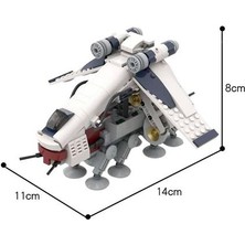 Htun 2021 Mock 51483 Film Serisi Cumhuriyeti Dropship; Ot Walker Kiti Yapı Taşları Uzay Gemisi Tankı Modeli Tuğla Çocuklar Dıy Oyuncaklar Hediyeler | Istifleme Blokları (Yurt Dışından)